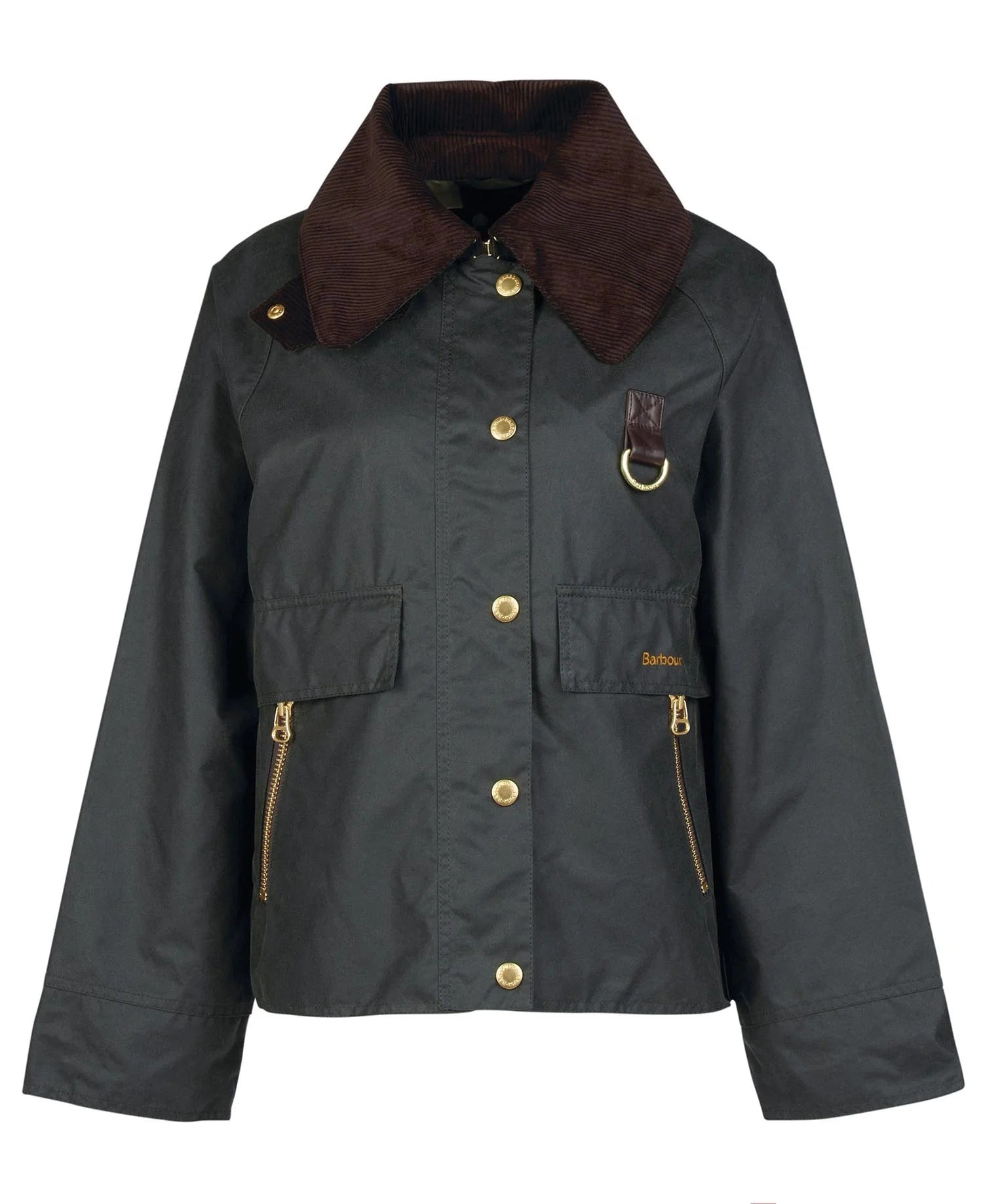 Barbour Catton LWX1333 giacca donna sage cotone cerato