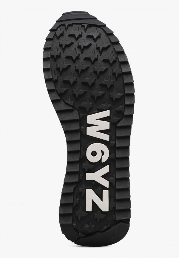 W6YZ Deva 2017405 48 sneakers donna nero bianco platform