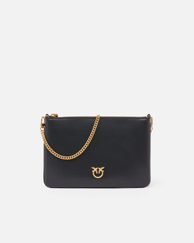 Pinko Love Simply 100455 A0F1 borsa donna Nero Antique Gold