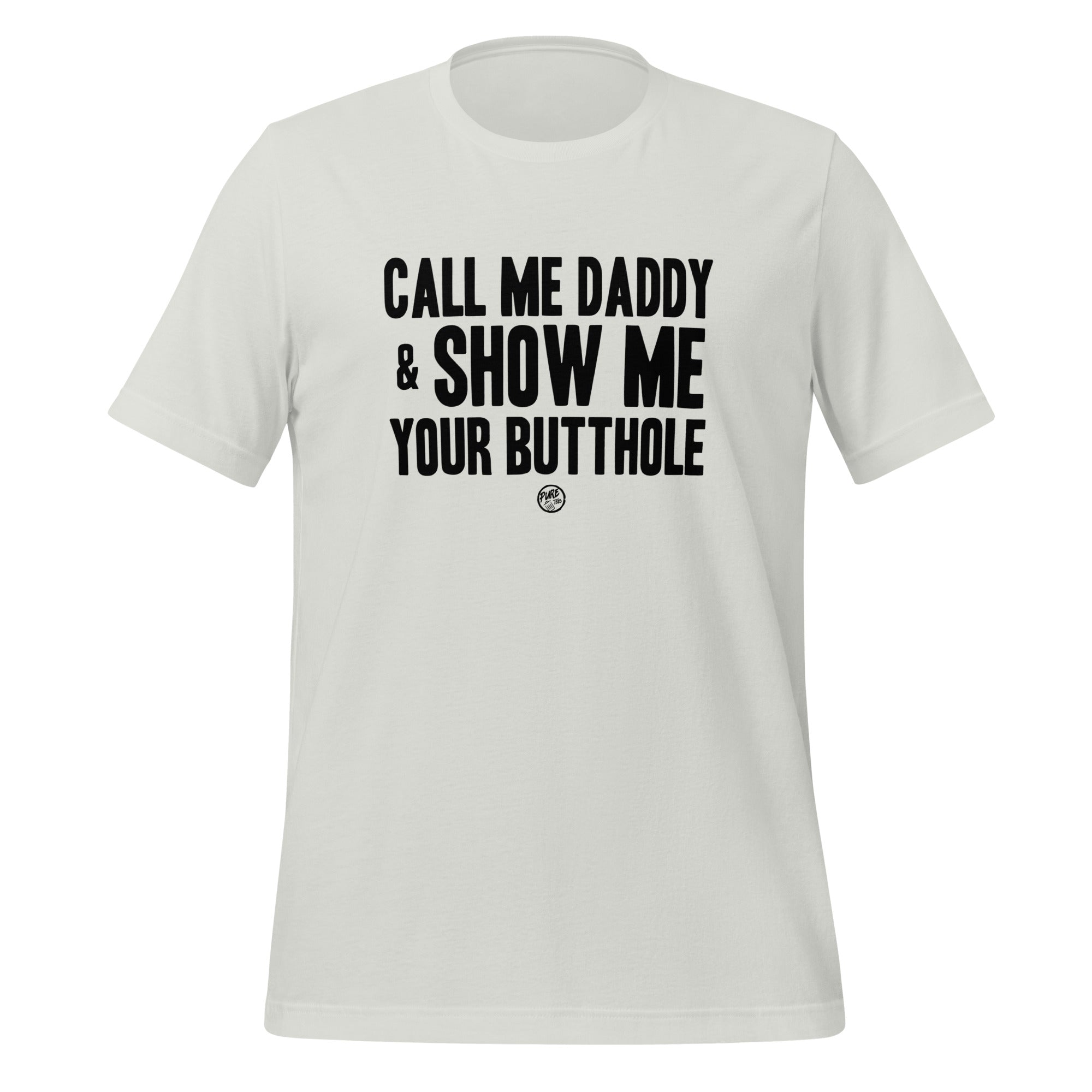Pure Trash Call Me Daddy t-shirt uomo nera cotone