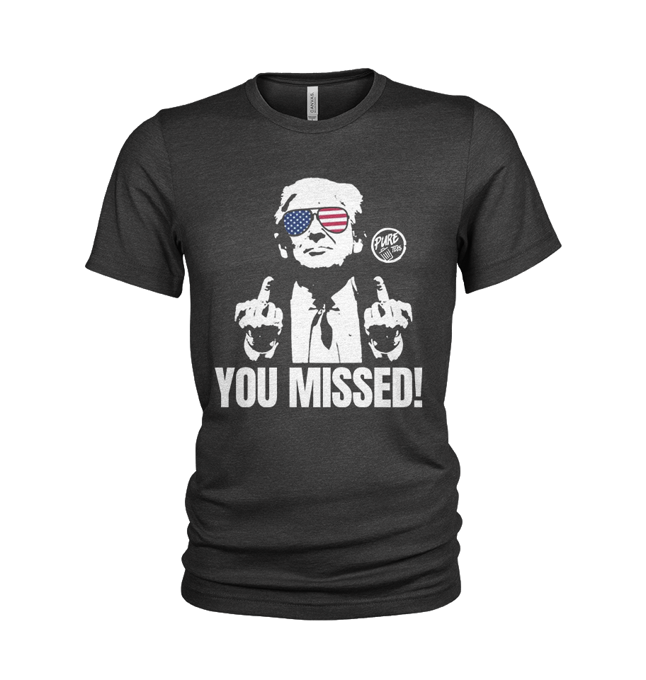 Pure Trash Trump You Missed T-shirt uomo cotone regular