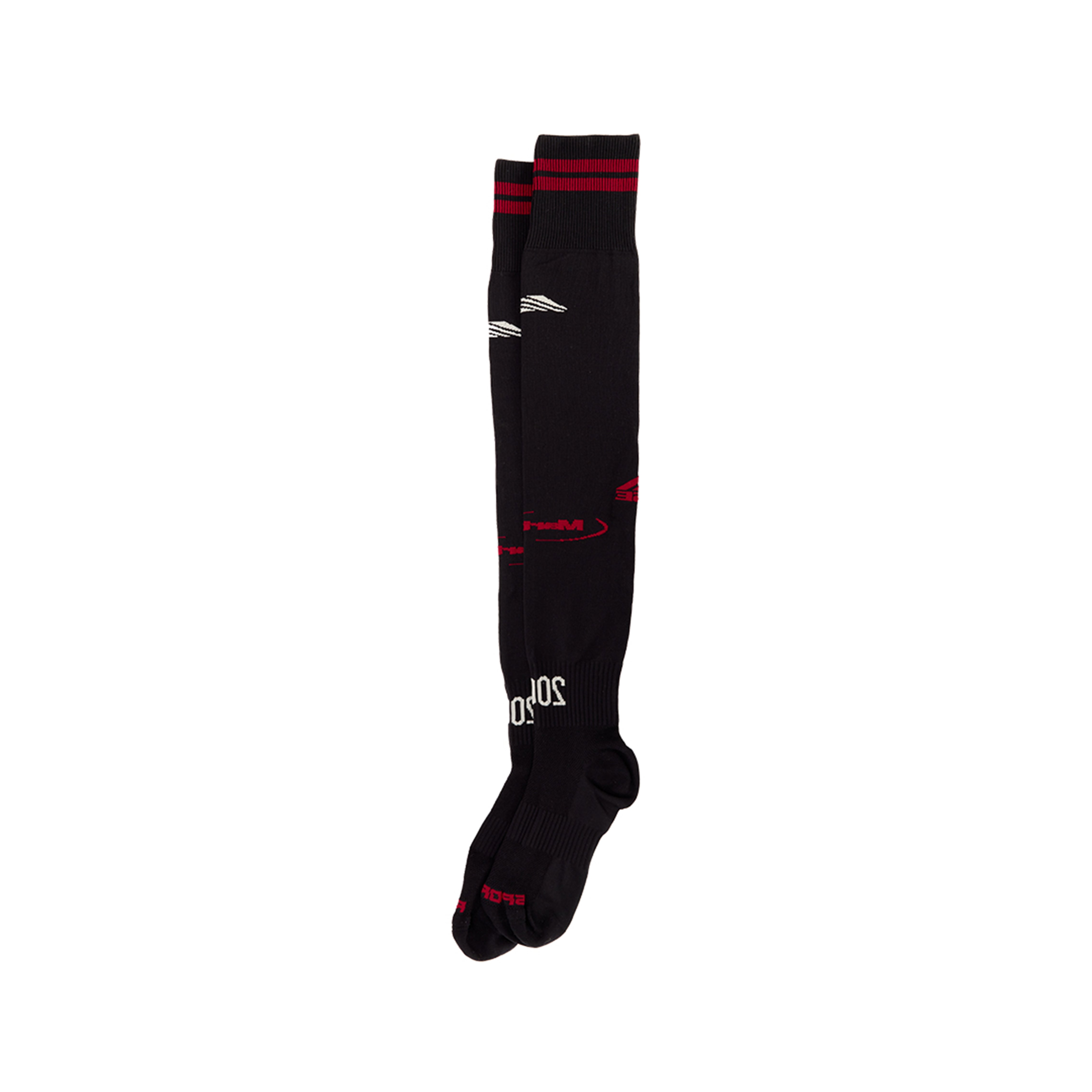 Martine Rose Knee High Football Socks calze nere