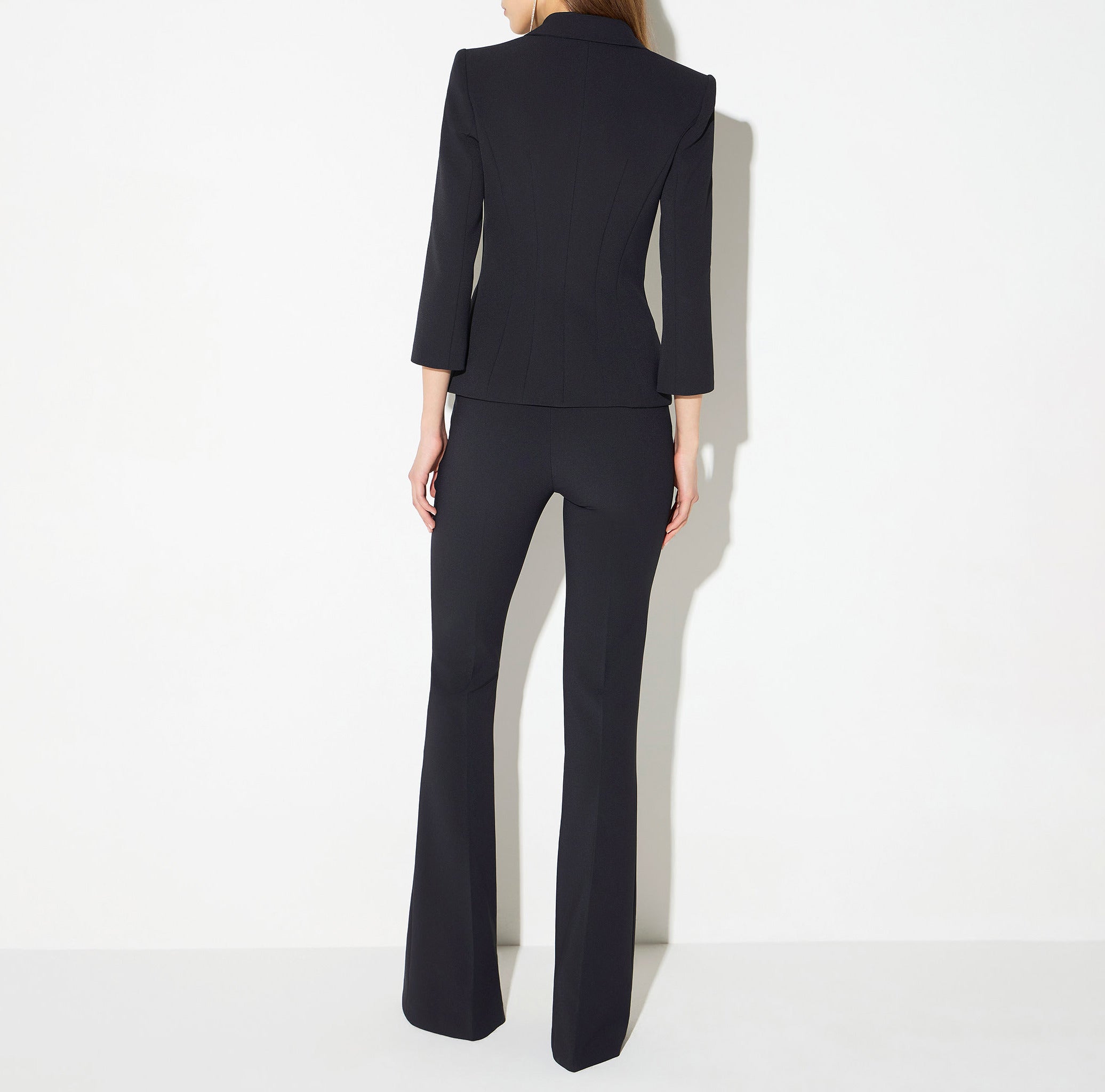 Elisabetta Franchi GI26866E2 giacca doppio crêpe nero