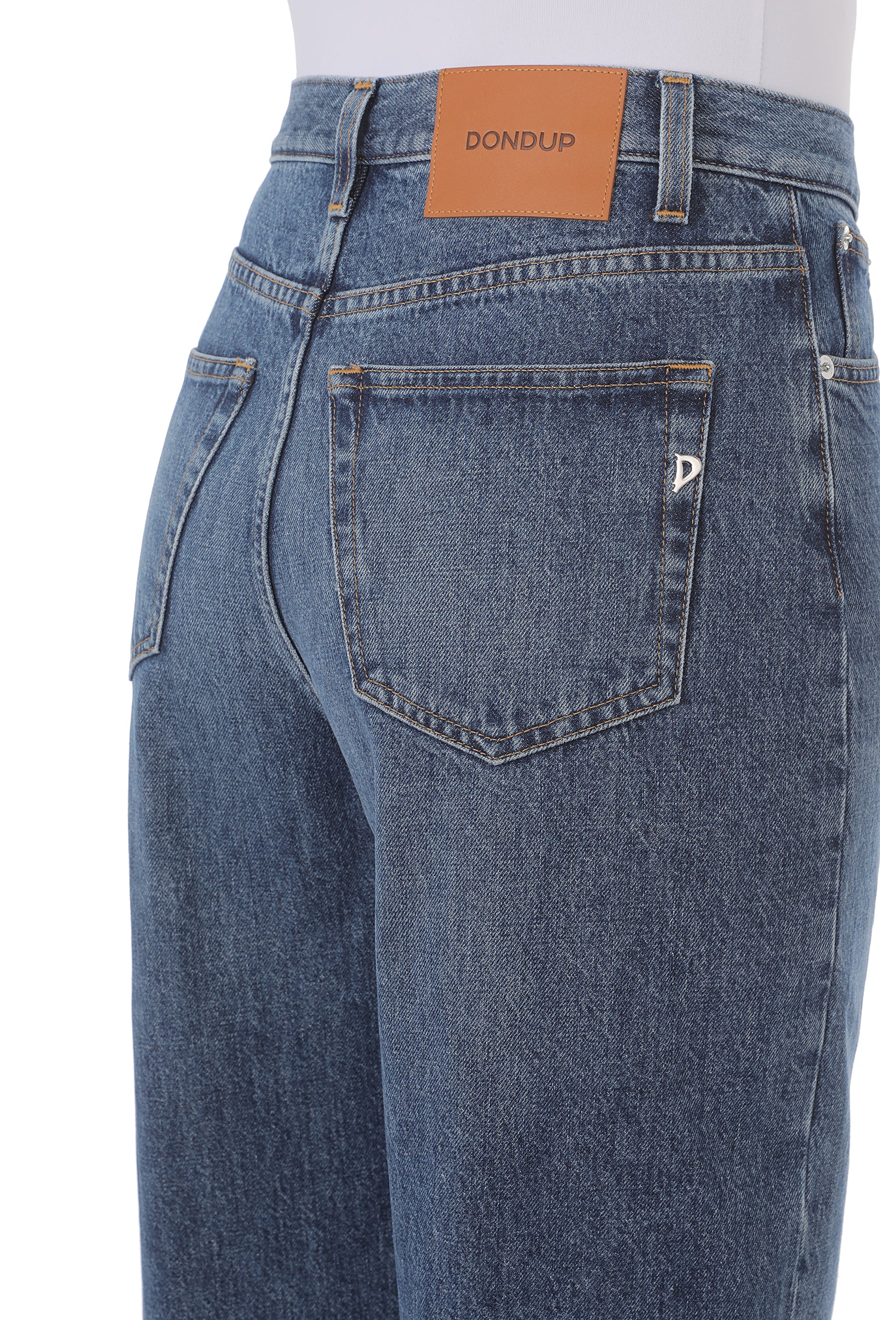 Dondup Bessie DP784 DFE338D Jeans Donna Blu Loose