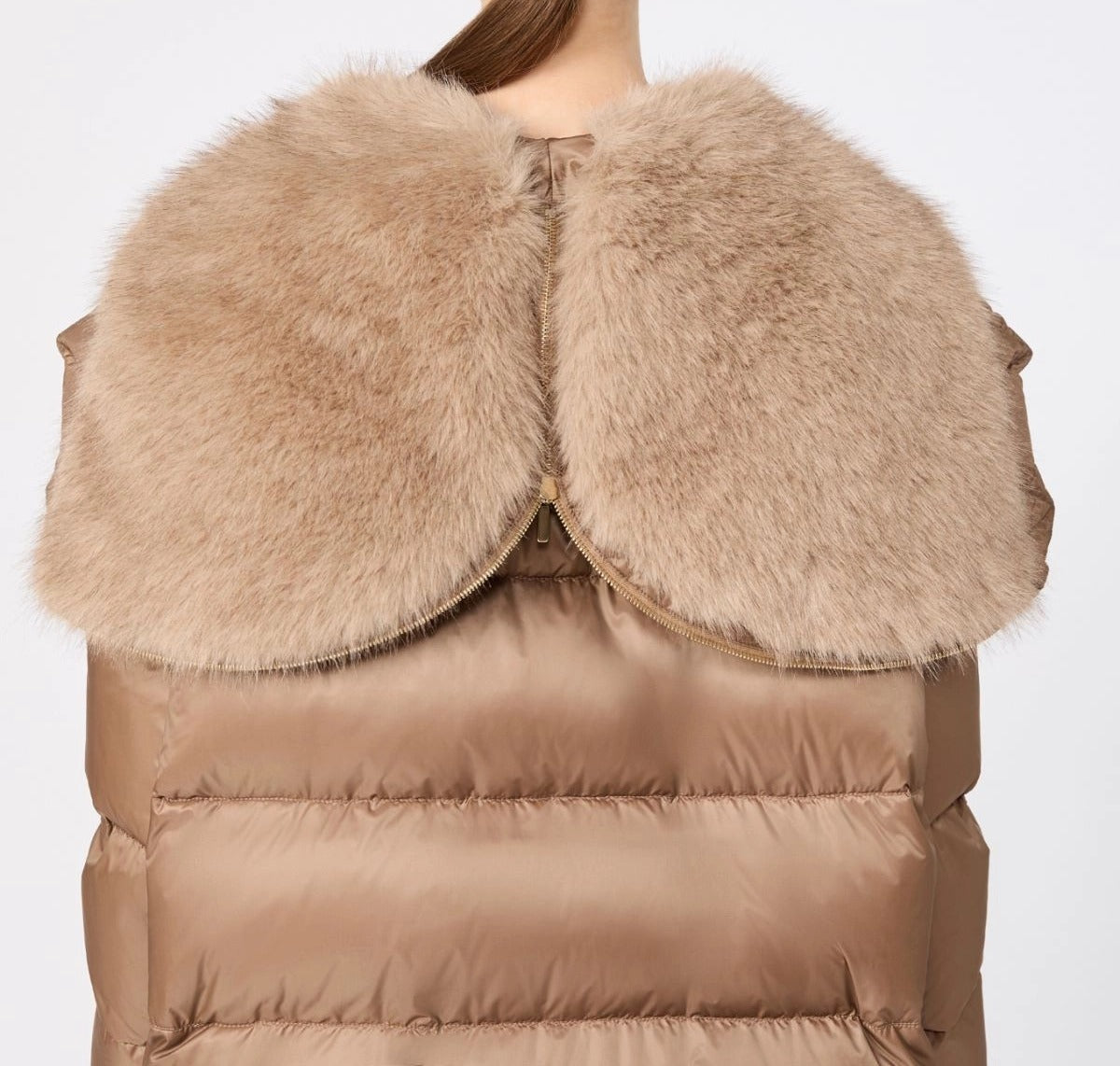 Max Mara The Cube MTCVENTO009 piumino miele scuro piuma
