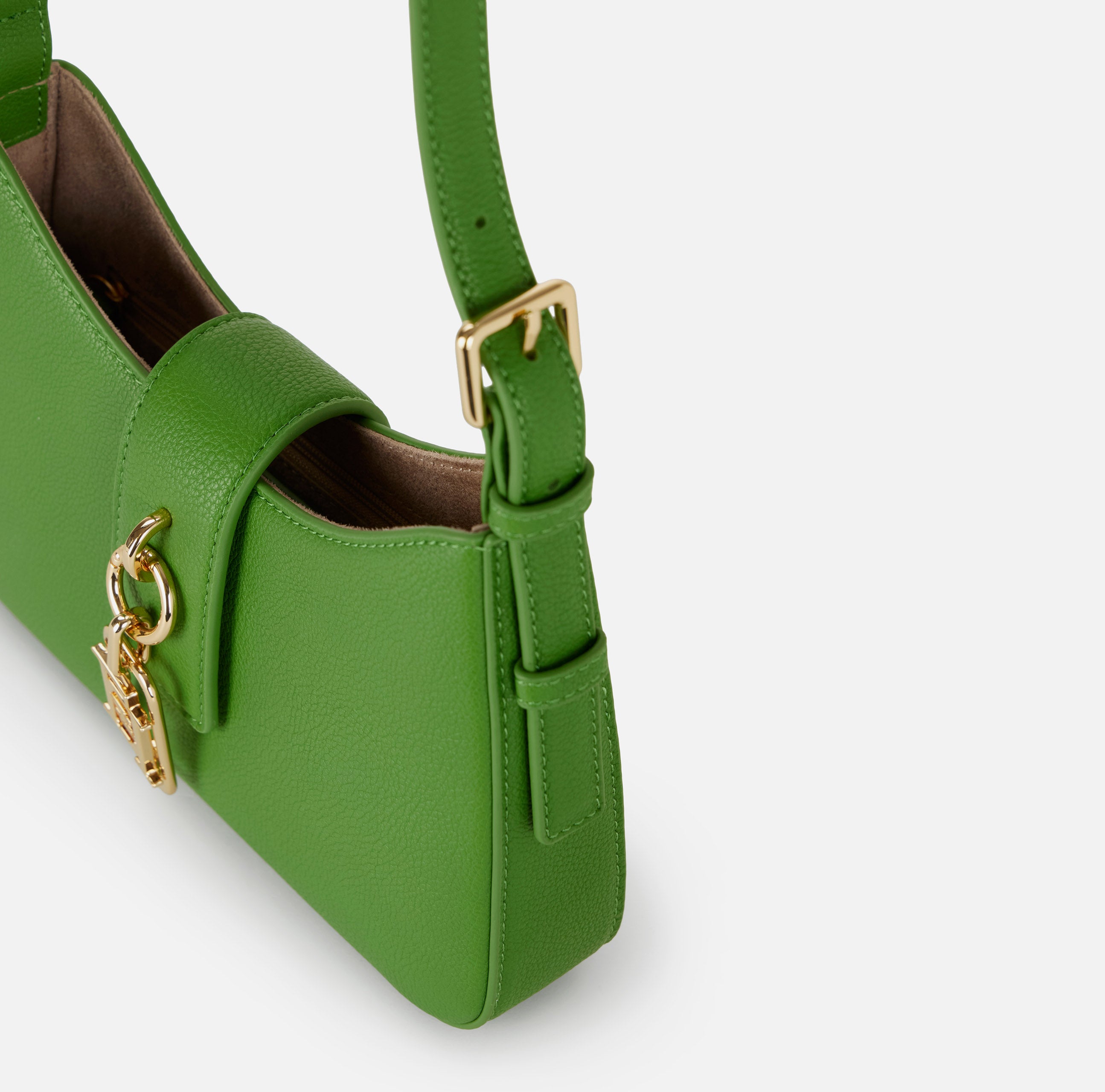 Elisabetta Franchi BS24A62E Borsa Hobo Aloe Ecopelle