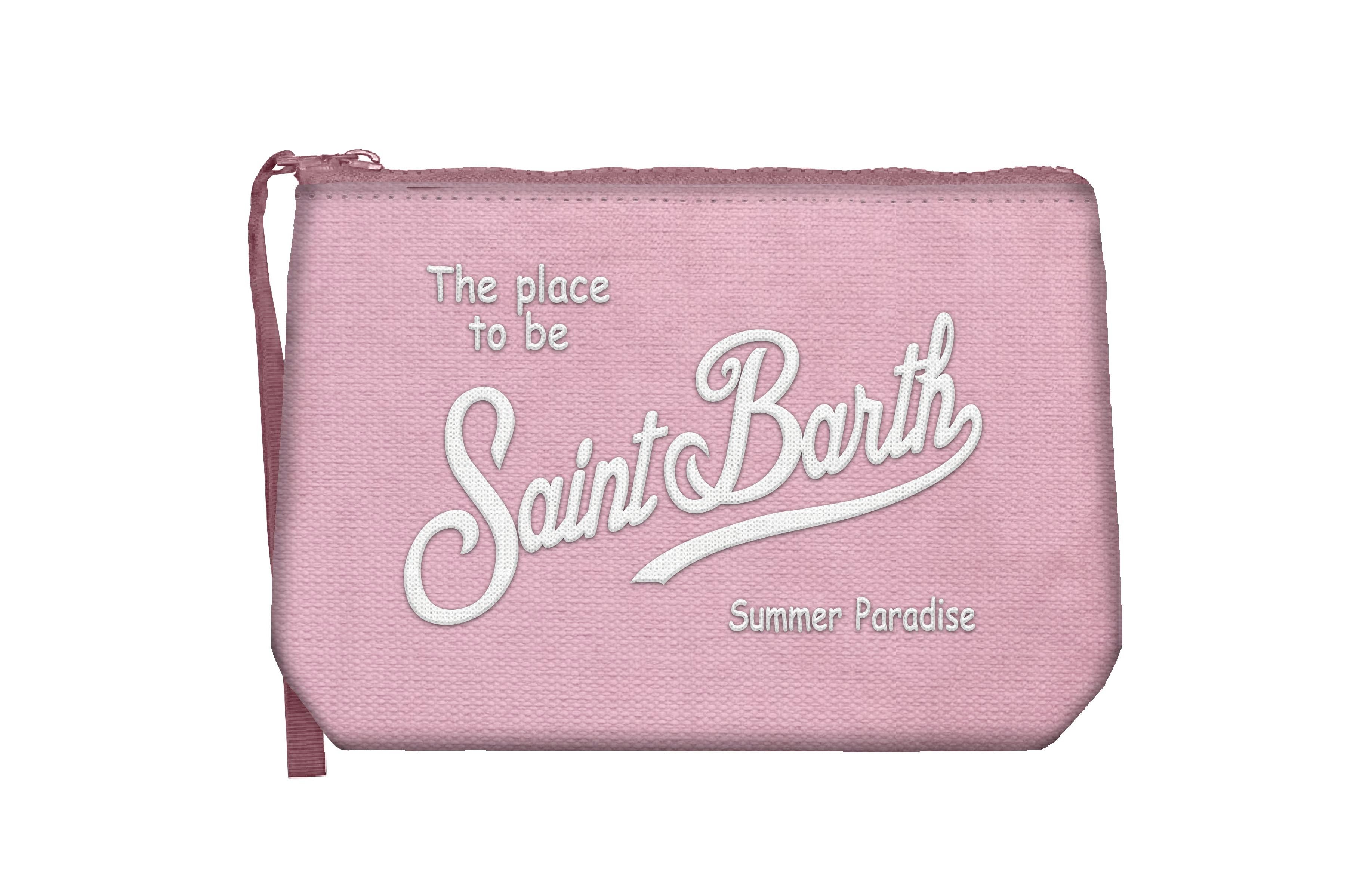 MC2 Saint Barth Aline pochette rosa canvas cotone