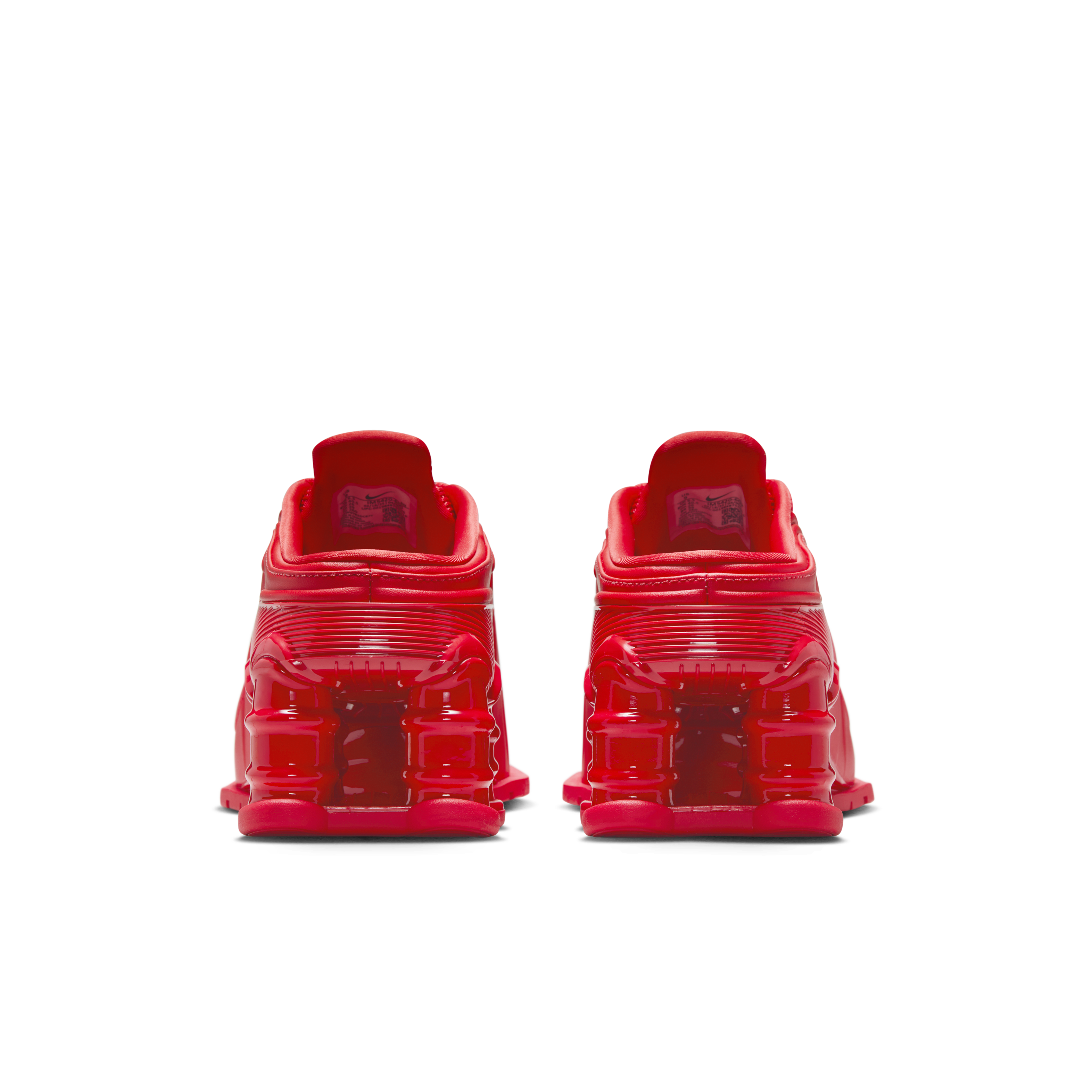 Nike x Martine Rose MR4 Shox scarpe rosse slip on