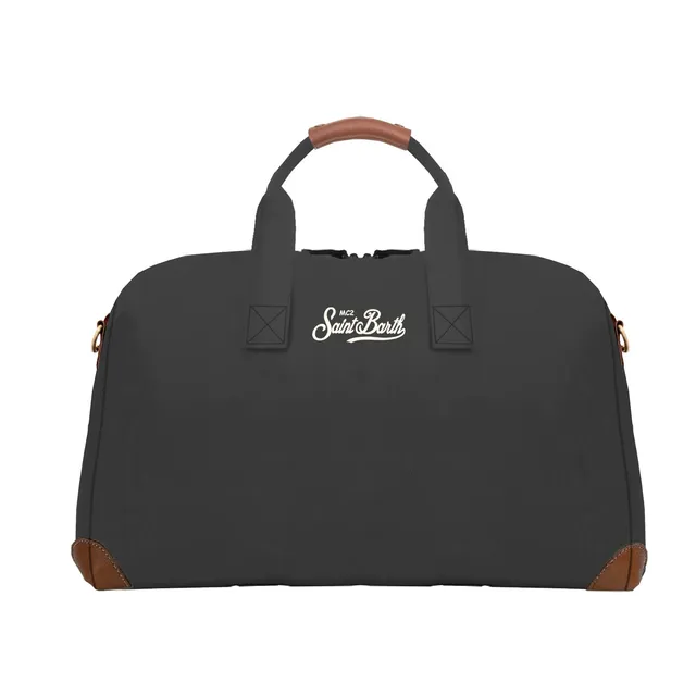MC2 Saint Barth Daily borsone nylon nero 45x28x25