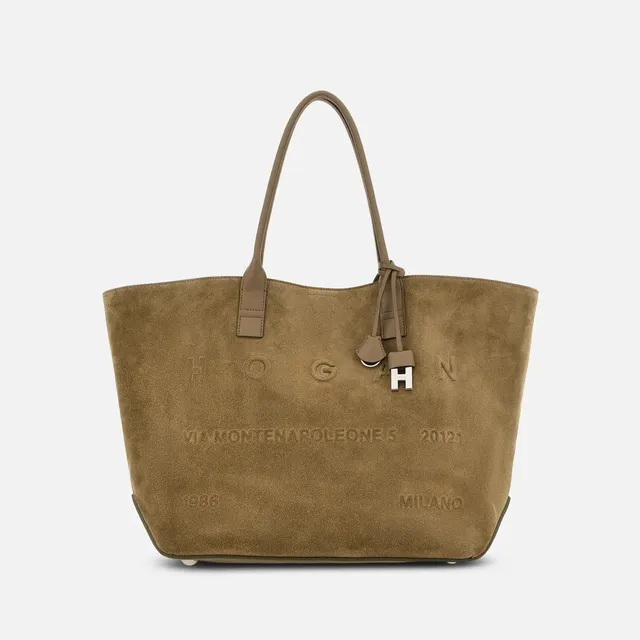 Hogan Address KBW01TA3300UGM Borsa shopping beige