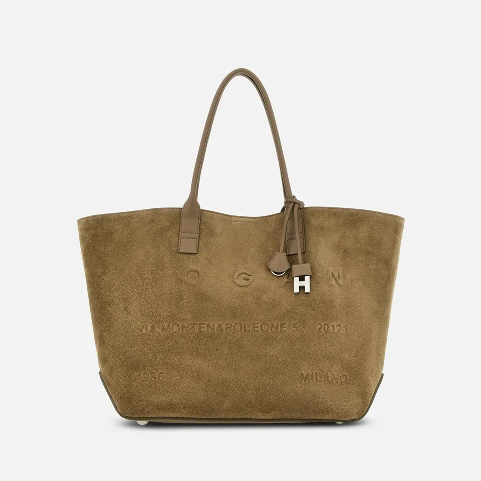 Hogan Address KBW01TA3300UGM Borsa shopping beige