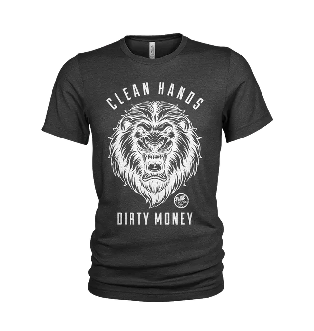 Pure Trash Clean Hands Dirty Money t-shirt uomo