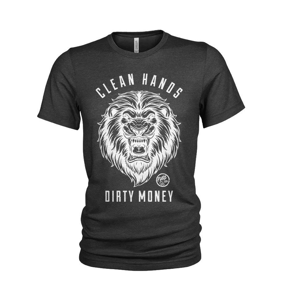 Pure Trash Clean Hands Dirty Money t-shirt uomo
