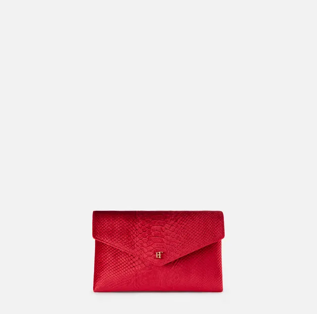 Elisabetta Franchi BS27A67E2 borsa tracolla rossa velluto
