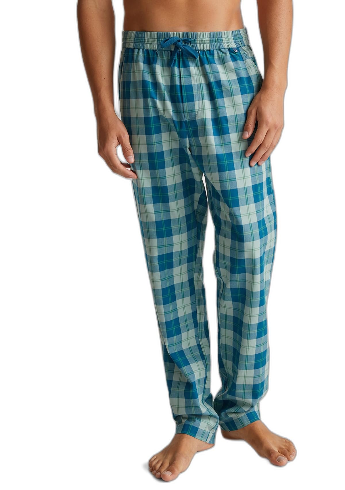 Benetton Pantalone Pigiama Uomo Tela Rosso Taglia S