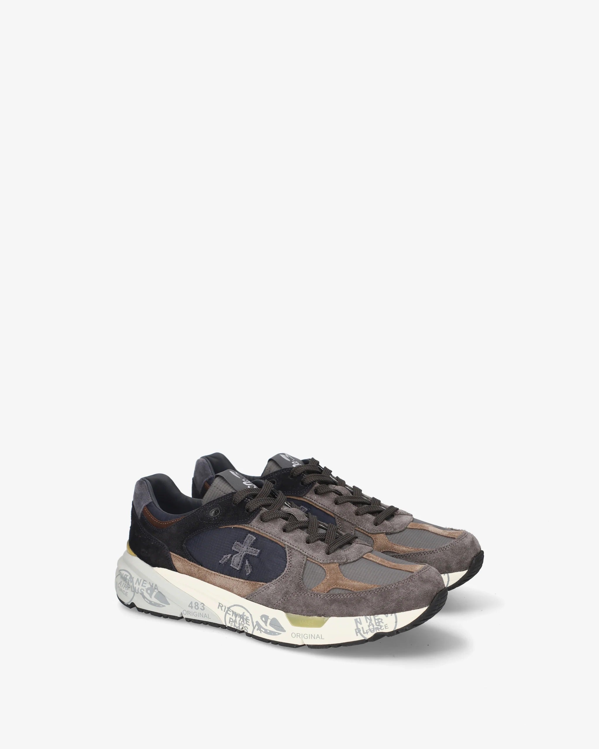 Premiata Mase MASE8426 sneakers grigio blu suede