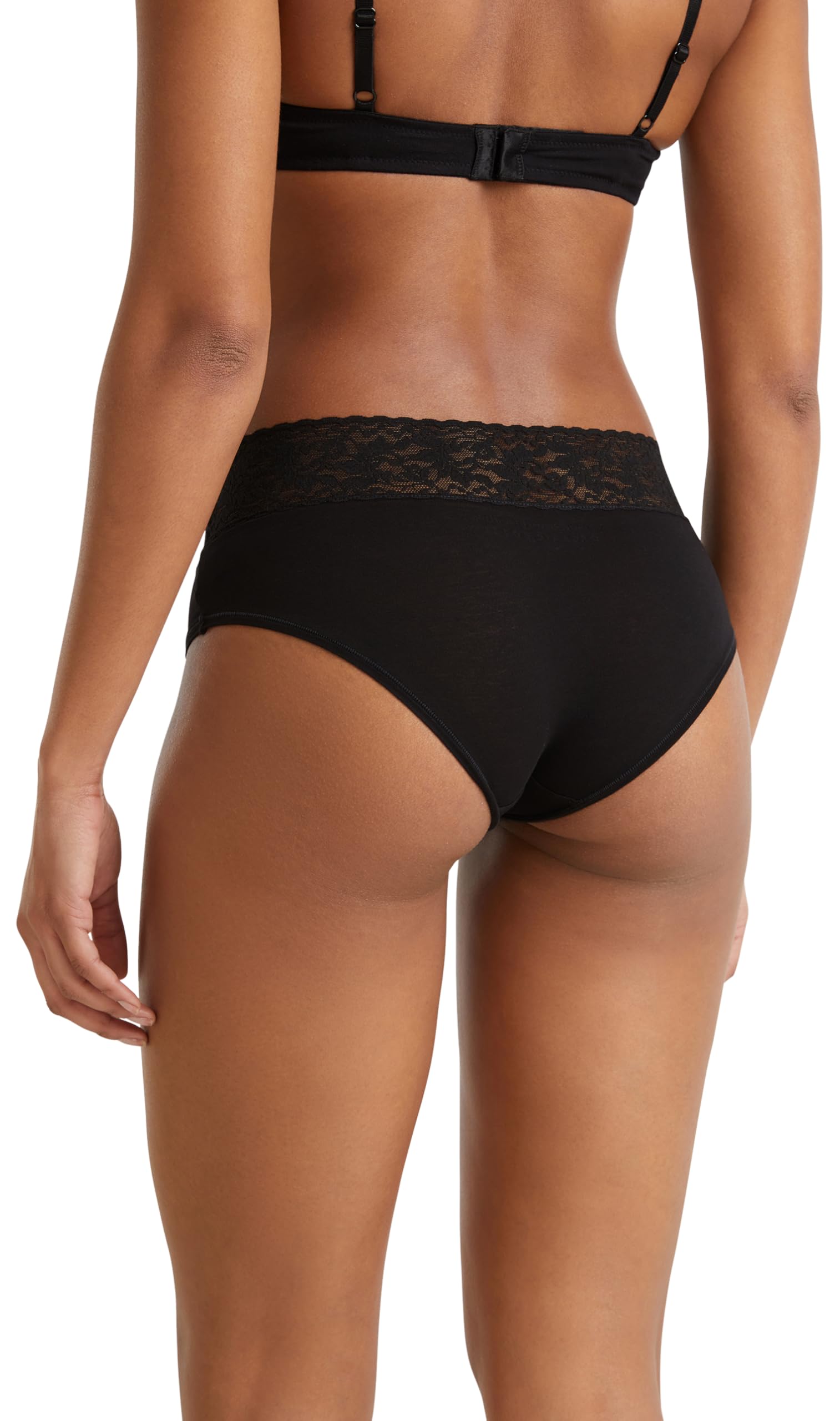 Benetton Slip Culotte Donna Pizzo Vita Alta