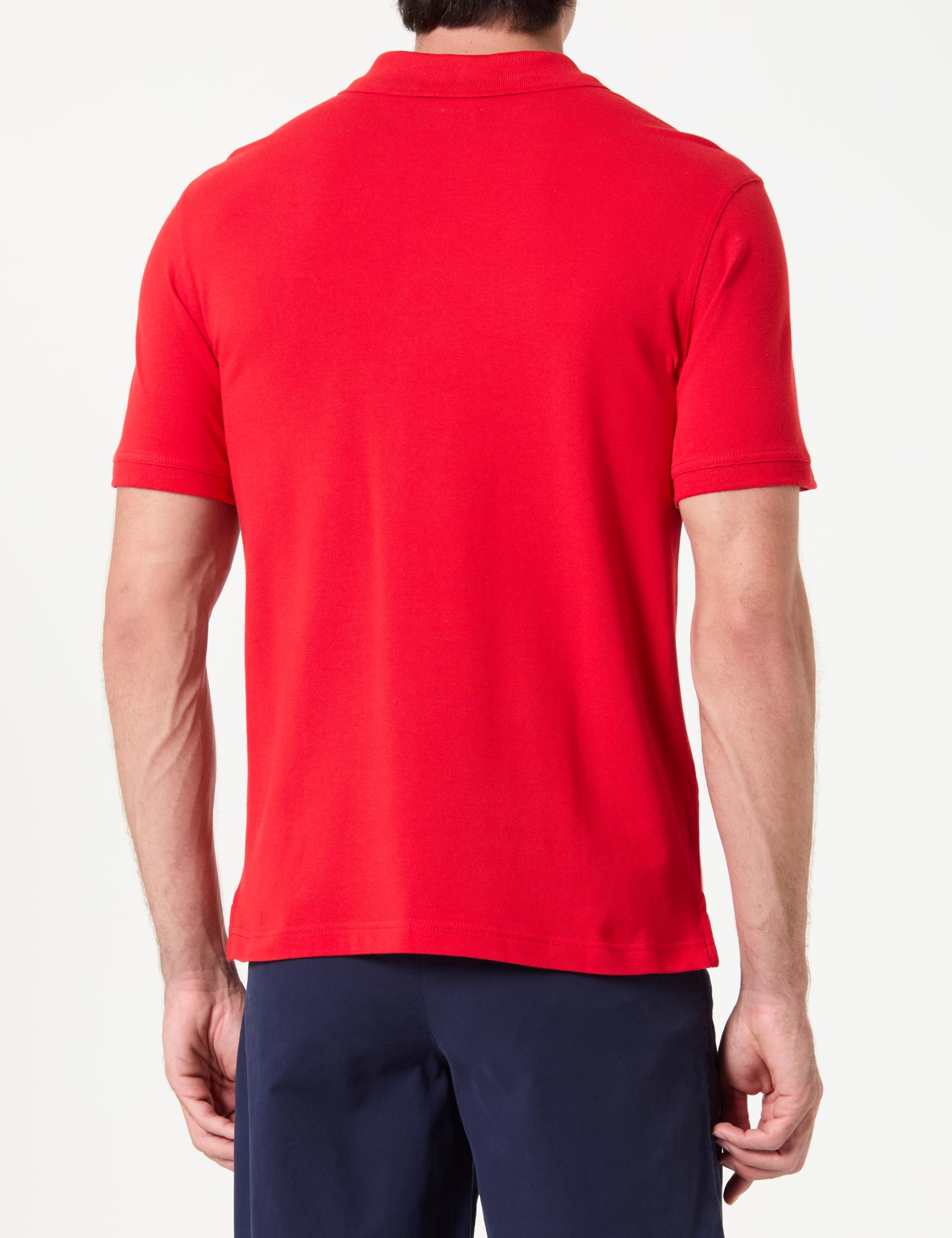 Benetton 3wg9u301z Polo Uomo Rossa Slim XS