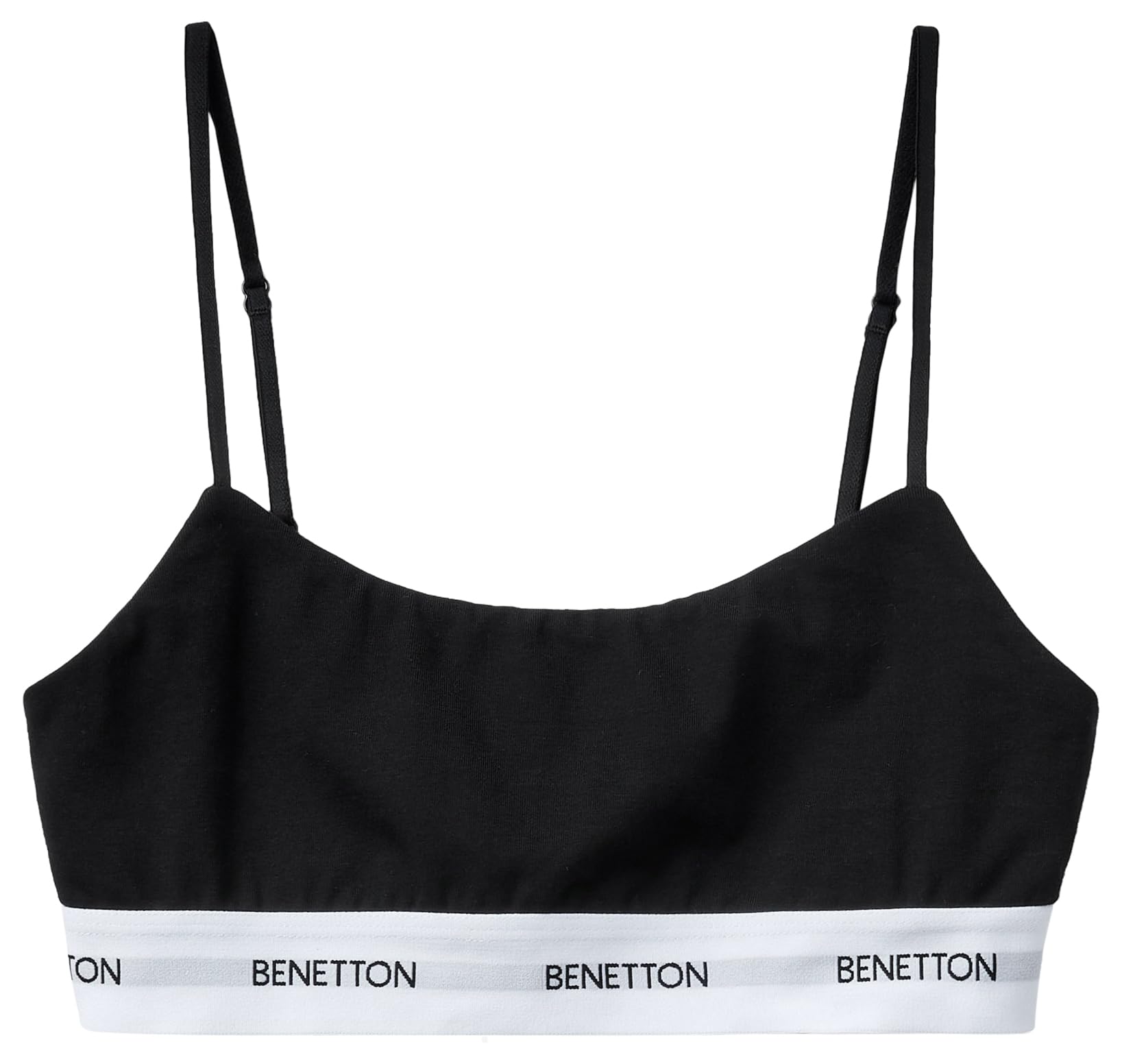 Benetton Intimo e Pigiami Top S Bianco 101 Cotone Bio