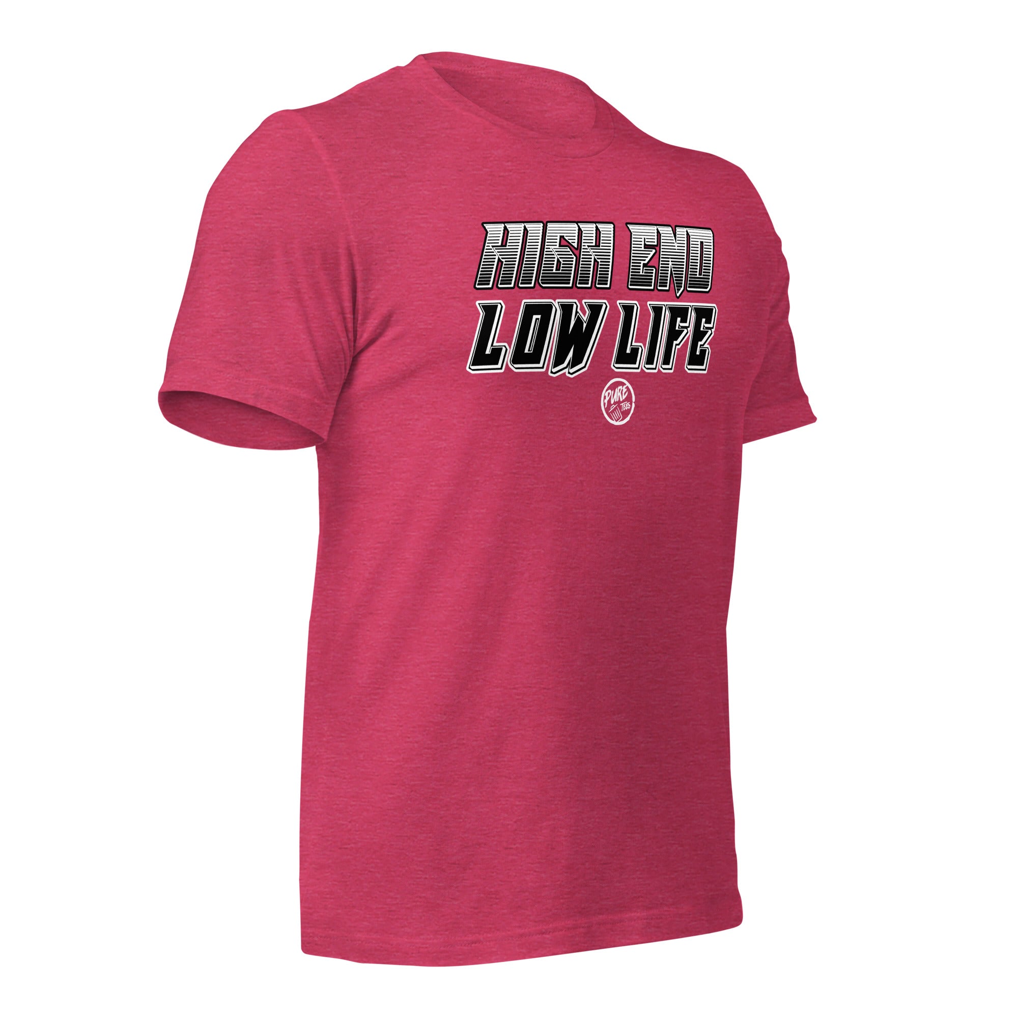Pure Trash High End Low Life t-shirt uomo oliva