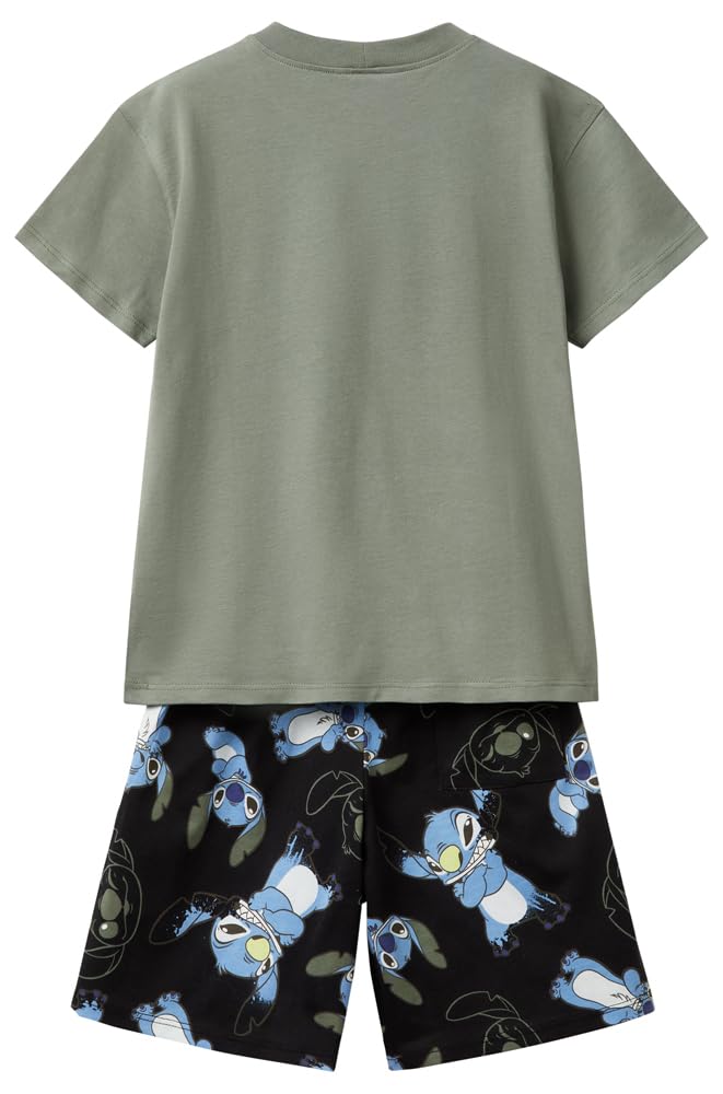 Benetton Pigiama Stitch Bambini Taglia 90 Pantaloncini
