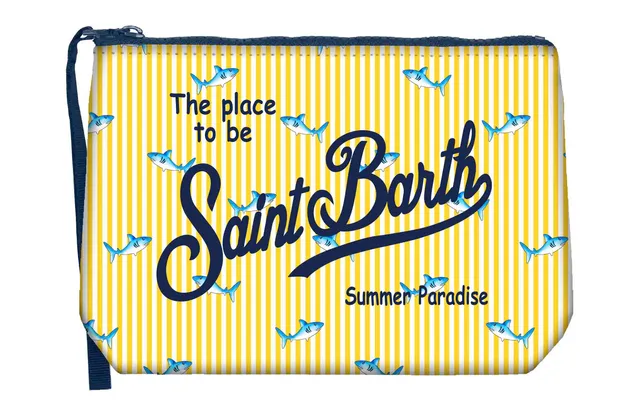 MC2 Saint Barth Aline 02106L pochette Malie giallo righe