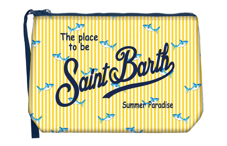 MC2 Saint Barth Aline 02106L pochette Malie giallo righe