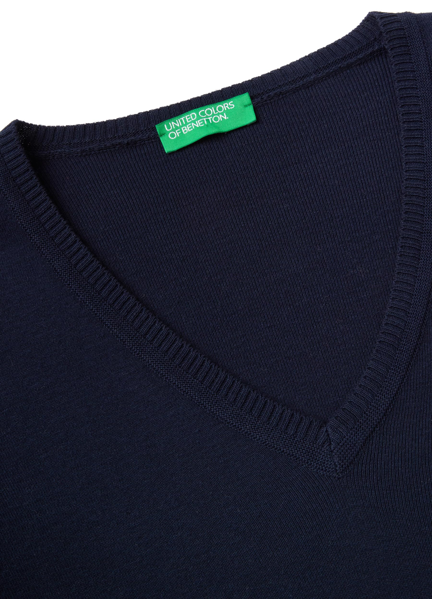 Benetton Maglieria 1091d4625 Maglia Scollo V Donna