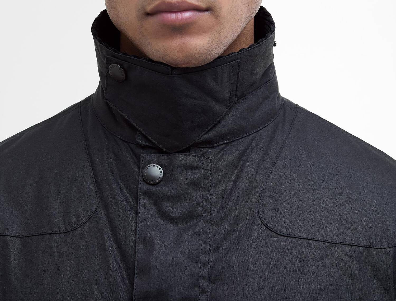 Barbour Reelin Wax MWX1106 giacca uomo navy cerata