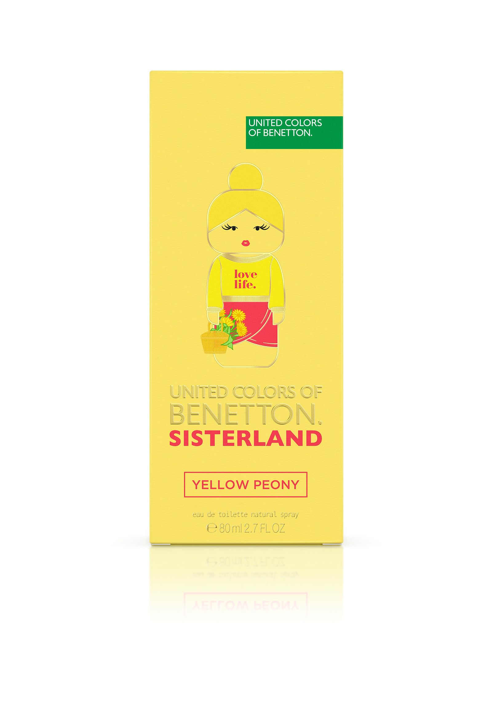 Benetton Sisterland Yellow Peony EDT profumo donna 80ml