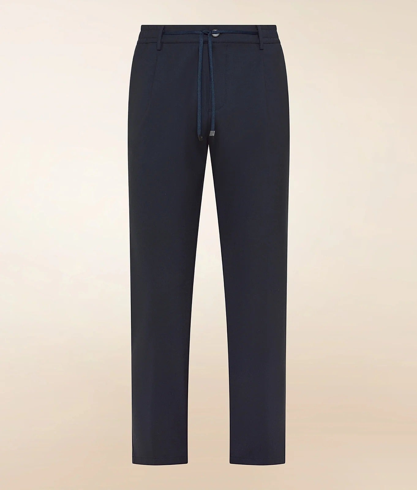 Cruna Mitte 1714 pantalone uomo Notte lana tapered