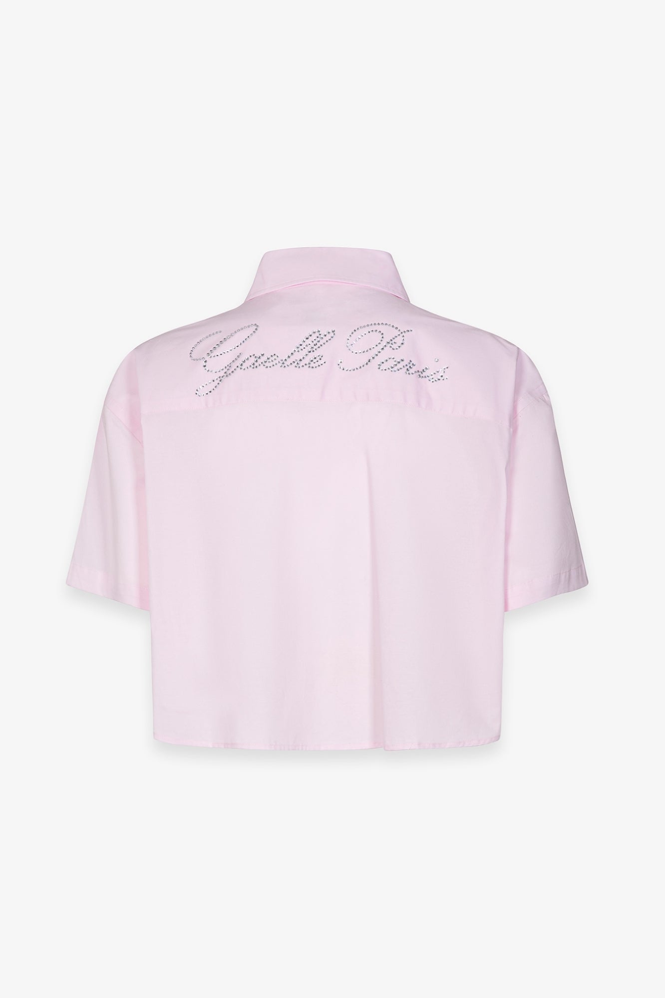 Gaelle Paris GAABW09858 camicia corta rosa popeline