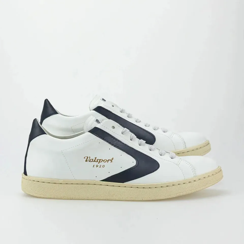 Valsport VT1237M Sneakers Uomo Bianco Blu Pelle