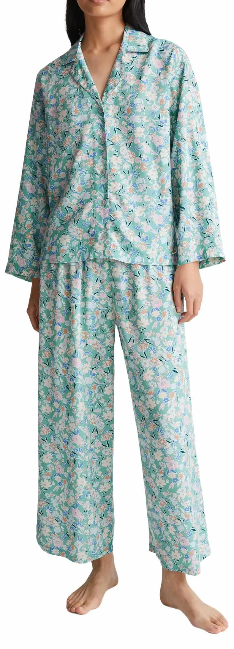 Benetton Intimo e Pigiami 4W313P00U Set Pigiama Donna S Fiori Modal