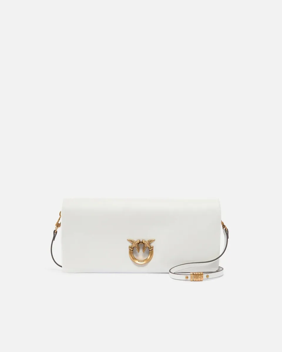 Pinko Love Click Soft 106022 A0QO borsa donna bianco pelle