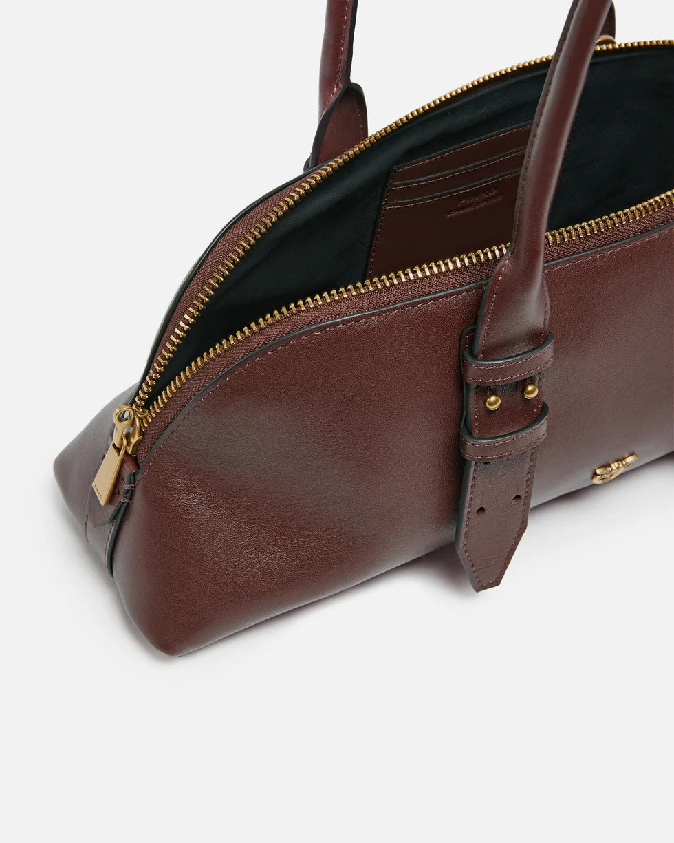 Pinko Escape 106169 A0QO bowling donna burgundy pelle