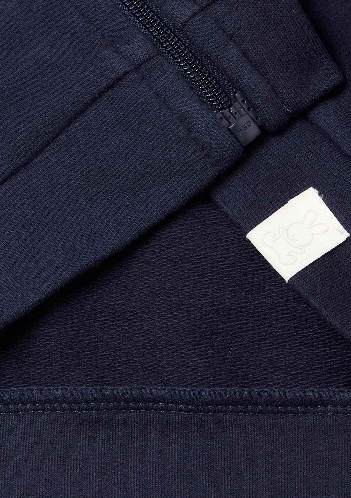 United Colors of Benetton Felpa Cappuccio Zip 62 cotone stretch