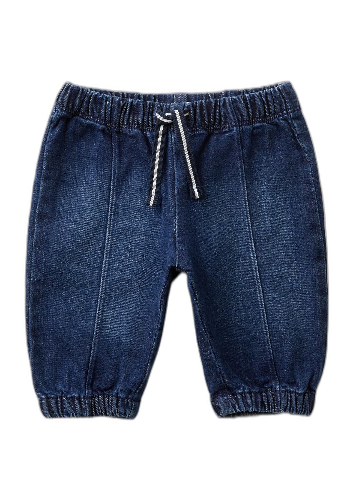 Benetton Pantaloni Bimbo Denim Stretch 12 Mesi con Tasche