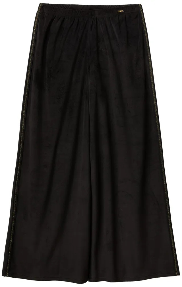 Benetton 3jqa3f04w Pantaloni Donna Nero ciniglia