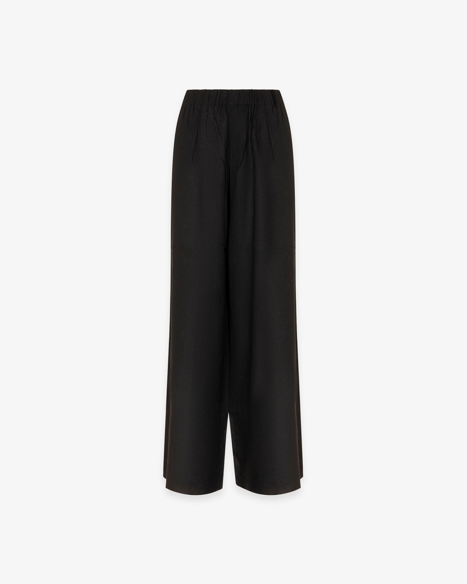 Hinnominate HMABW02641 pantaloni lino nero donna