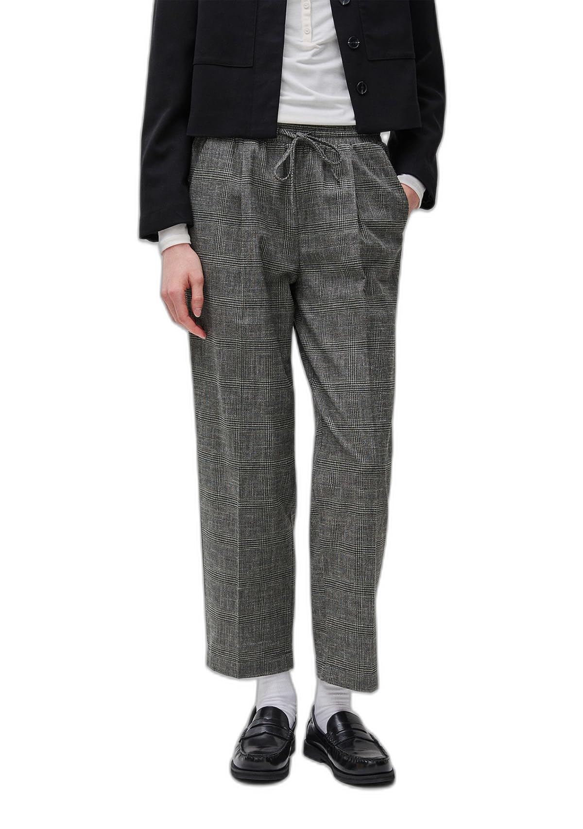 Benetton 4Z8EDF0B2 pantaloni donna principe di Galles