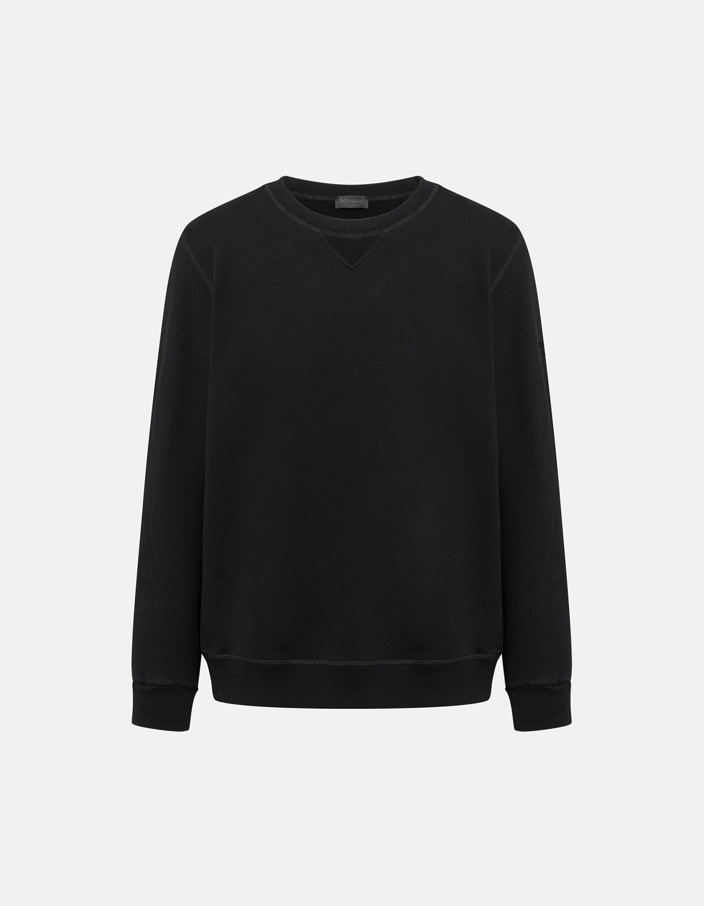 Dondup UF775 KF0254U felpa cotone nero uomo S