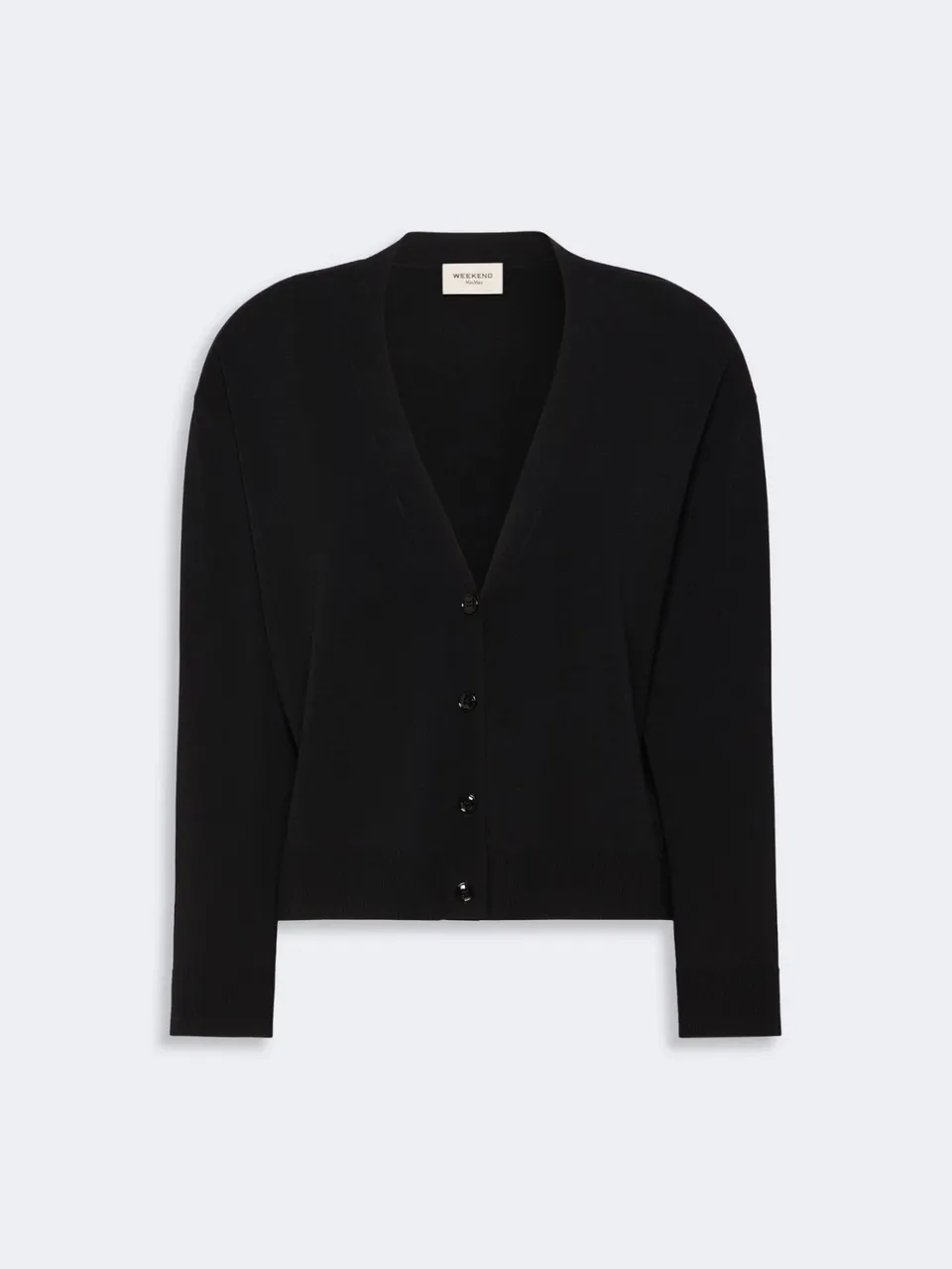 Weekend Max Mara Boario cardigan donna nero viscosa