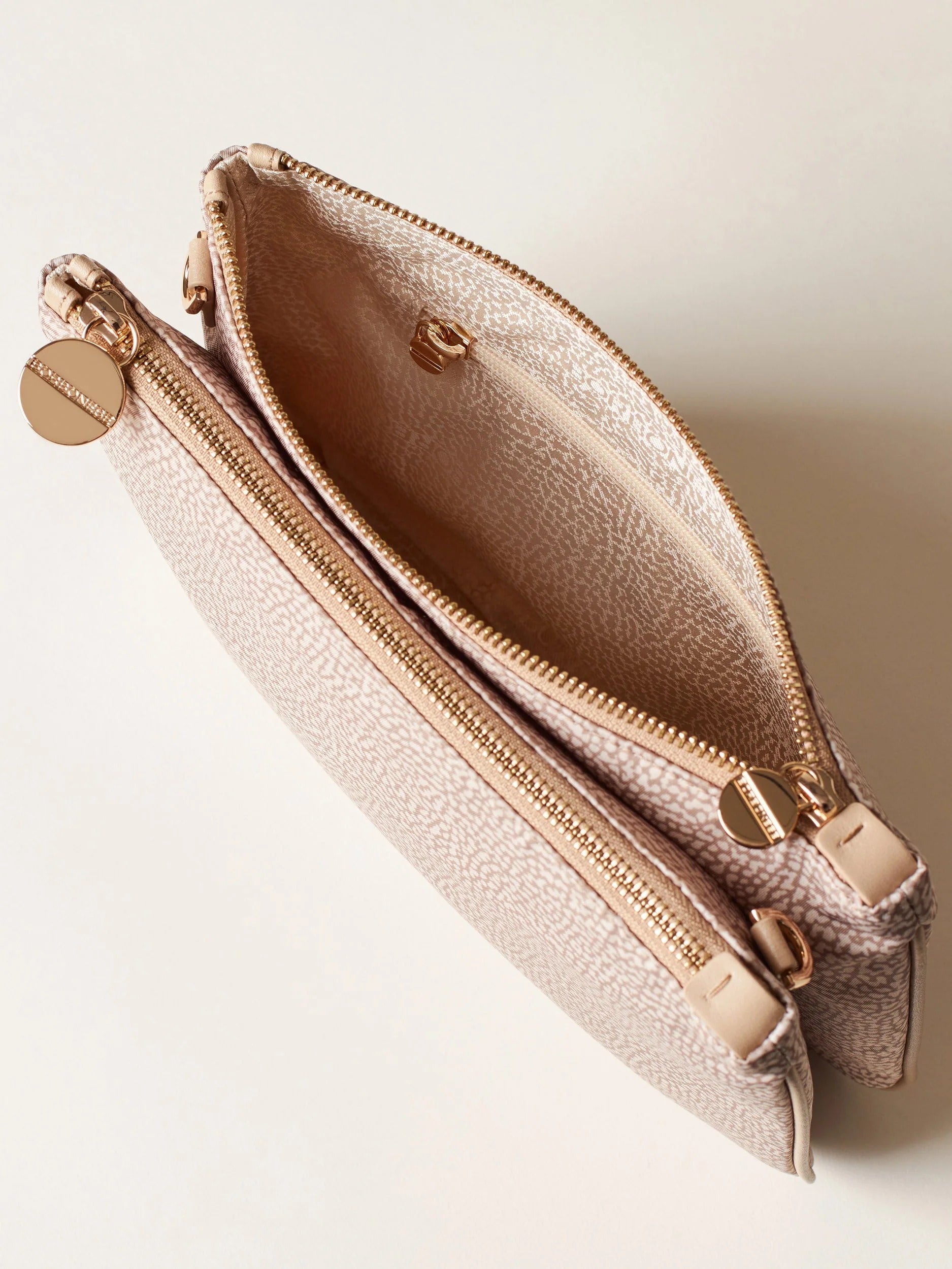 Borbonese Luna Small 934119 I15 Borsa Sabbia Tracolla