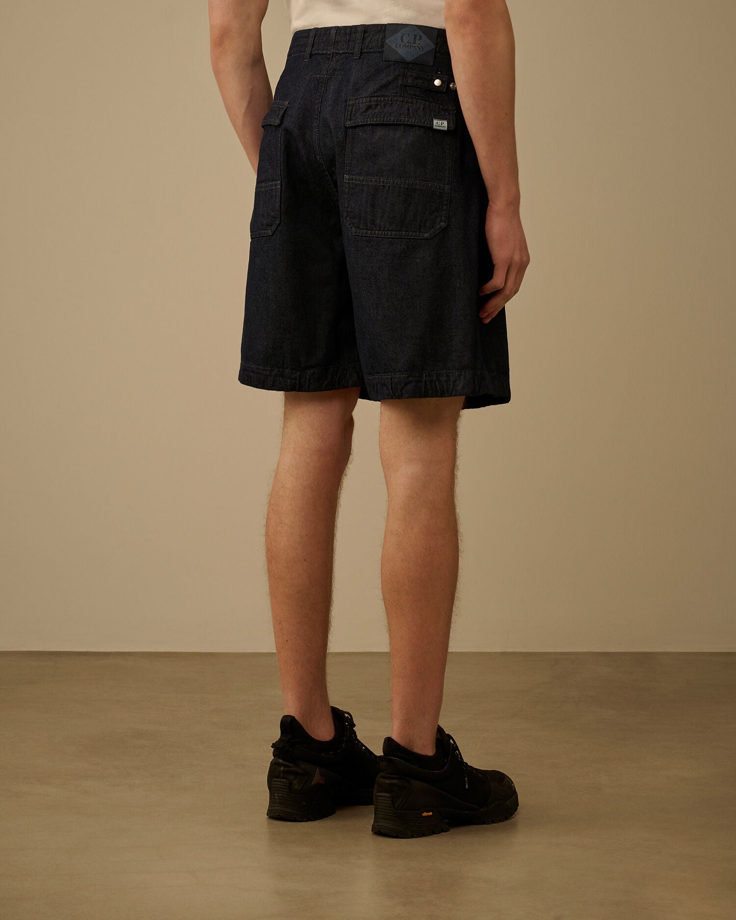 C.P. Company Bermuda Uomo Denim Blue Cotone 3/1