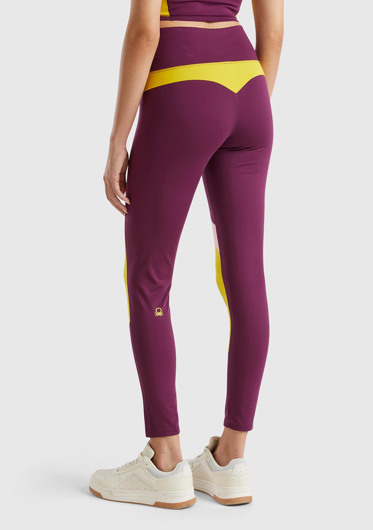 Benetton 330x3f03s Leggings Donna L Nero Stretch
