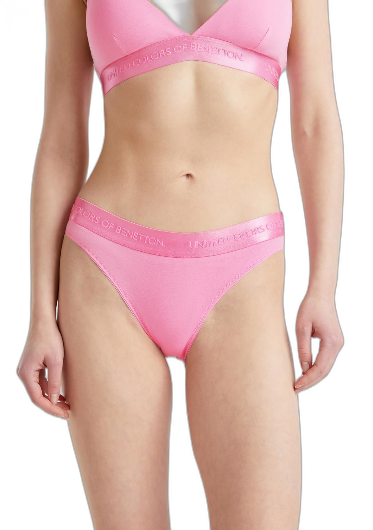 Benetton Intimo Slip Donna 3op81s01m Cotone Organico