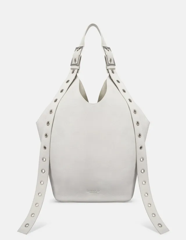 DONDUP Big Hobo WB306 borsa donna Alabastro pelle