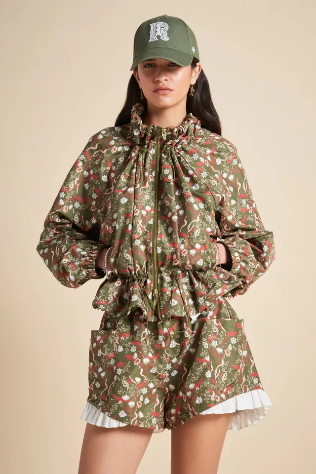 Karen Walker Devant giacca tecnica Olive Multi