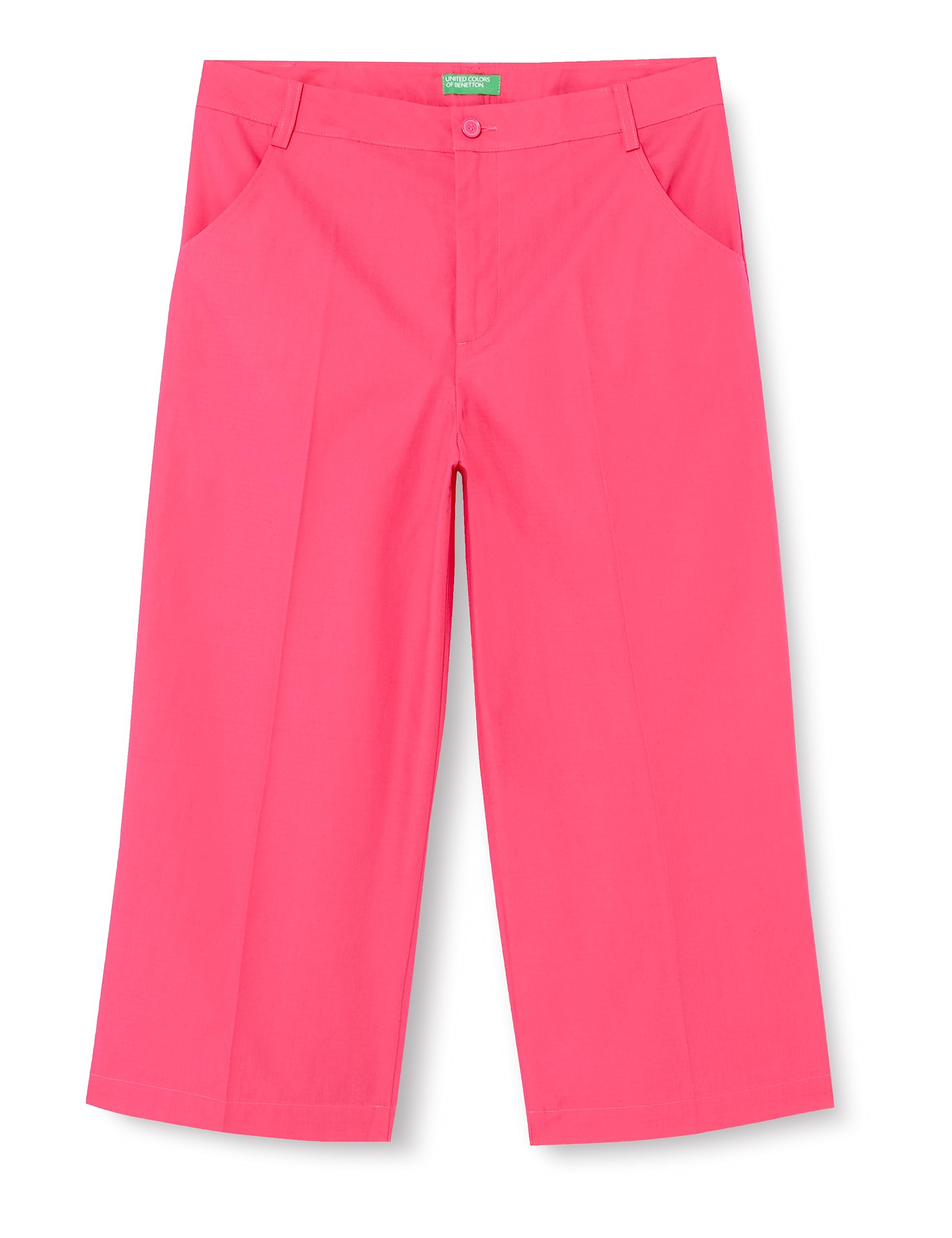 Benetton 41eadf03u Pantaloni Donna Bianco Tg 36 Cotone